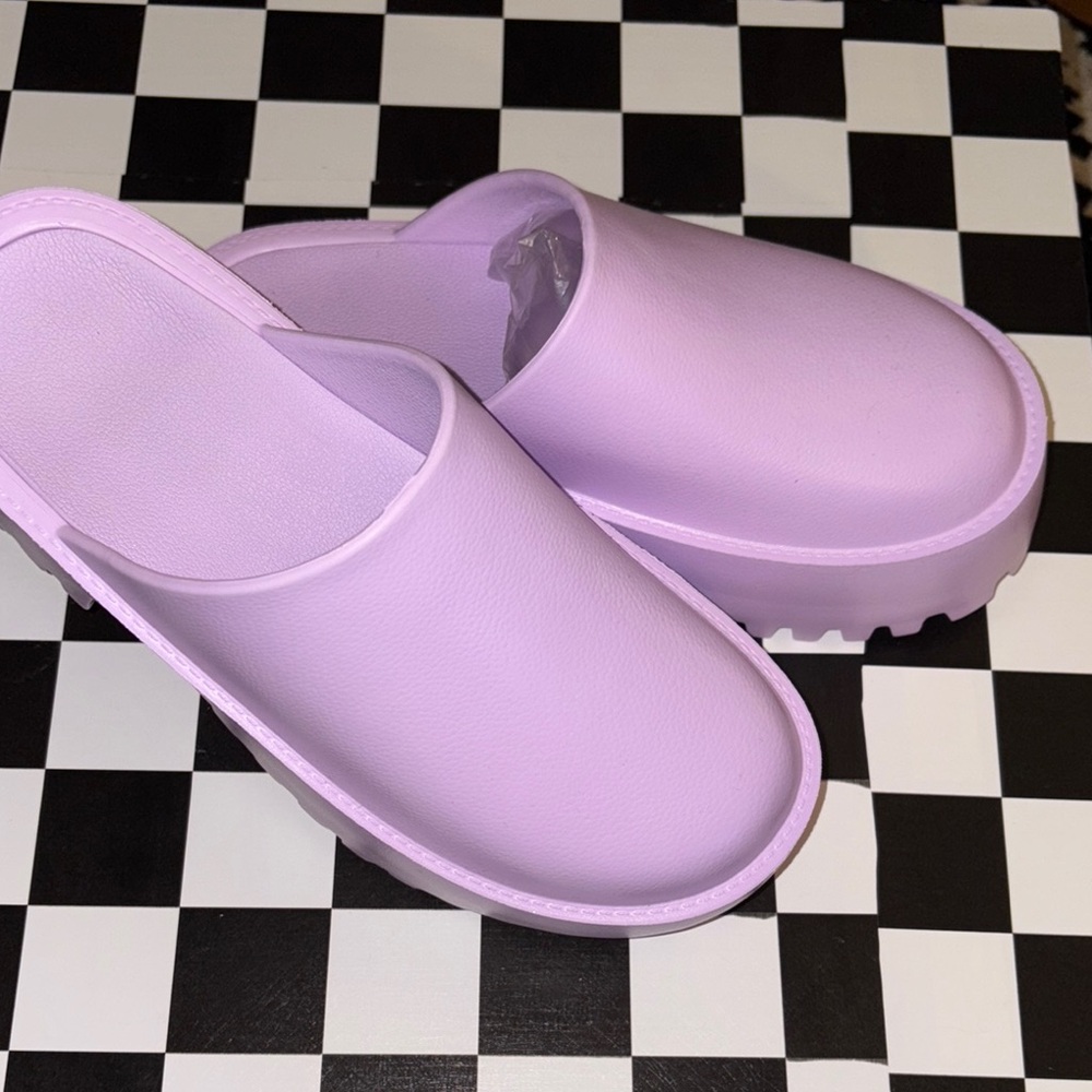 Lavender Slip-On Clogs